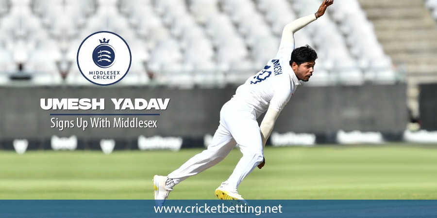 Middlesex Signs Up Indian Pacer Umesh Yadav
