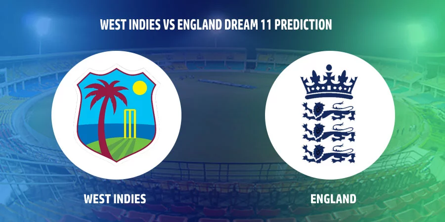 West Indies (WI) vs England (ENG) Dream11 Prediction Today Match, Playing 11, Captain, Vice Captain, Head to Head West Indies vs England 3rd T20 International 2022